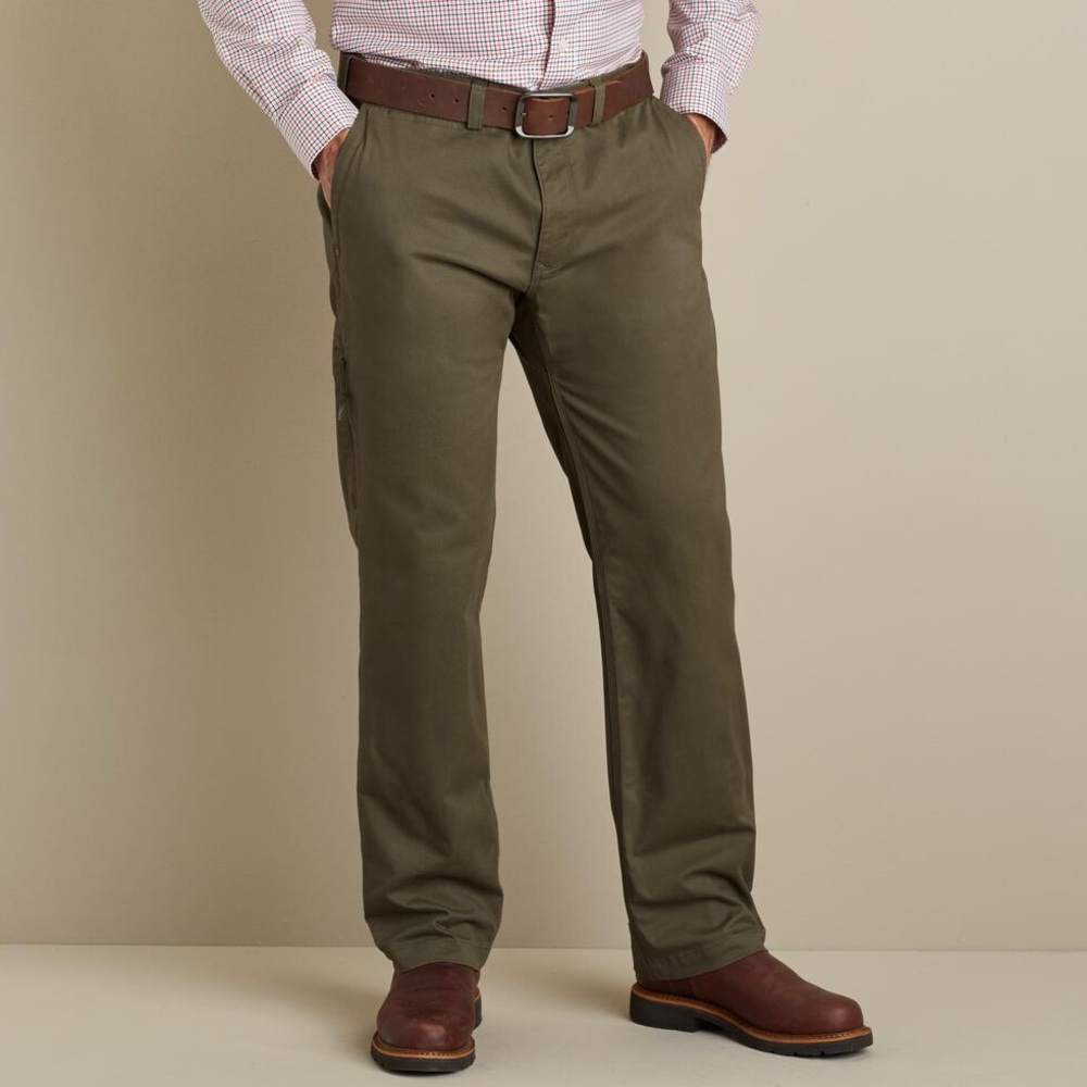 Duluth Trading Co Olive Chinos